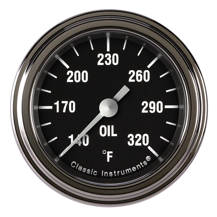 CLASSIC INSTRUMENTS HR128SLF Hot Rod Oil Temp 2-1/8 Full Sweep