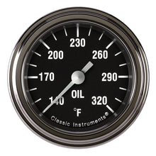 Load image into Gallery viewer, CLASSIC INSTRUMENTS HR128SLF Hot Rod Oil Temp 2-1/8 Full Sweep