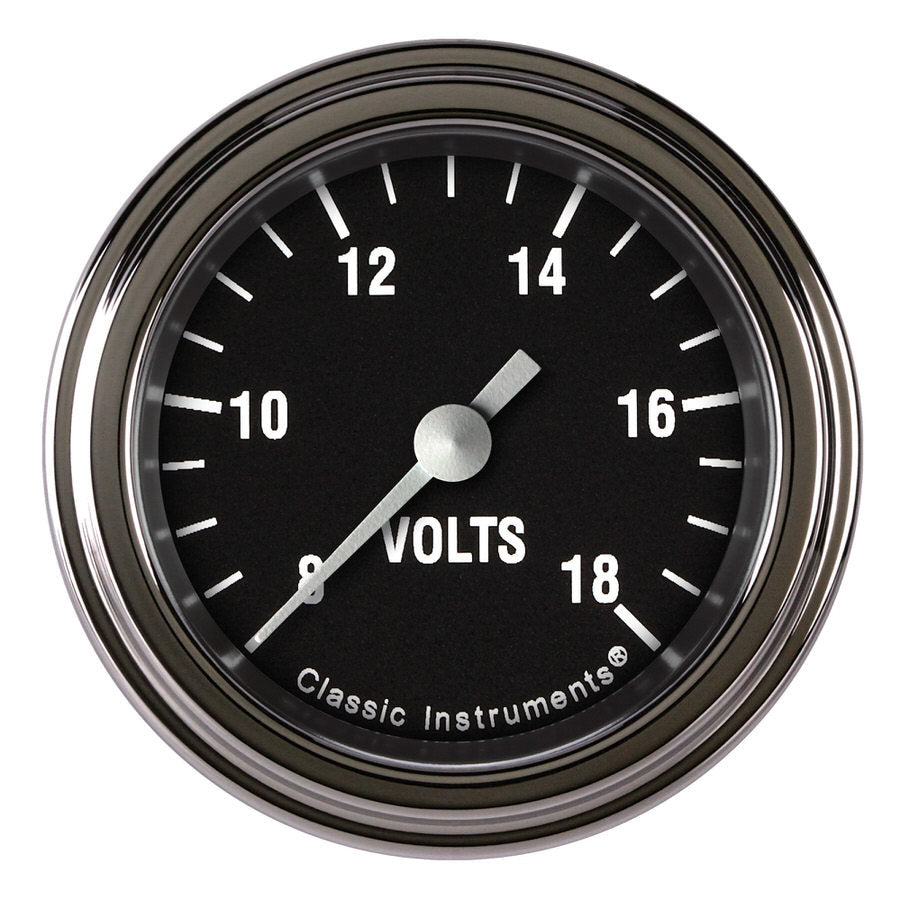 CLASSIC INSTRUMENTS HR130SLF Hot Rod Volt Gauge 2-1/8 Full Sweep