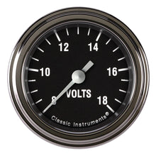 Load image into Gallery viewer, CLASSIC INSTRUMENTS HR130SLF Hot Rod Volt Gauge 2-1/8 Full Sweep