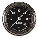 CLASSIC INSTRUMENTS HR143SLF Hot Rod Boost 60 2-1/8 Full Sweep
