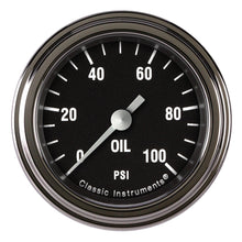 Load image into Gallery viewer, CLASSIC INSTRUMENTS HR181SLF Hot Rod Oil Pressure 2-1/8 Full Sweep