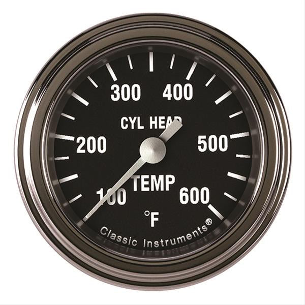 CLASSIC INSTRUMENTS HR197SLF Hot Rod Cylinder Head Temp 2-1/8 Full Sweep