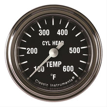 Load image into Gallery viewer, CLASSIC INSTRUMENTS HR197SLF Hot Rod Cylinder Head Temp 2-1/8 Full Sweep
