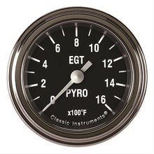 Load image into Gallery viewer, CLASSIC INSTRUMENTS HR198SLF Hot Rod Pyrometer 2-1/8 Full Sweep