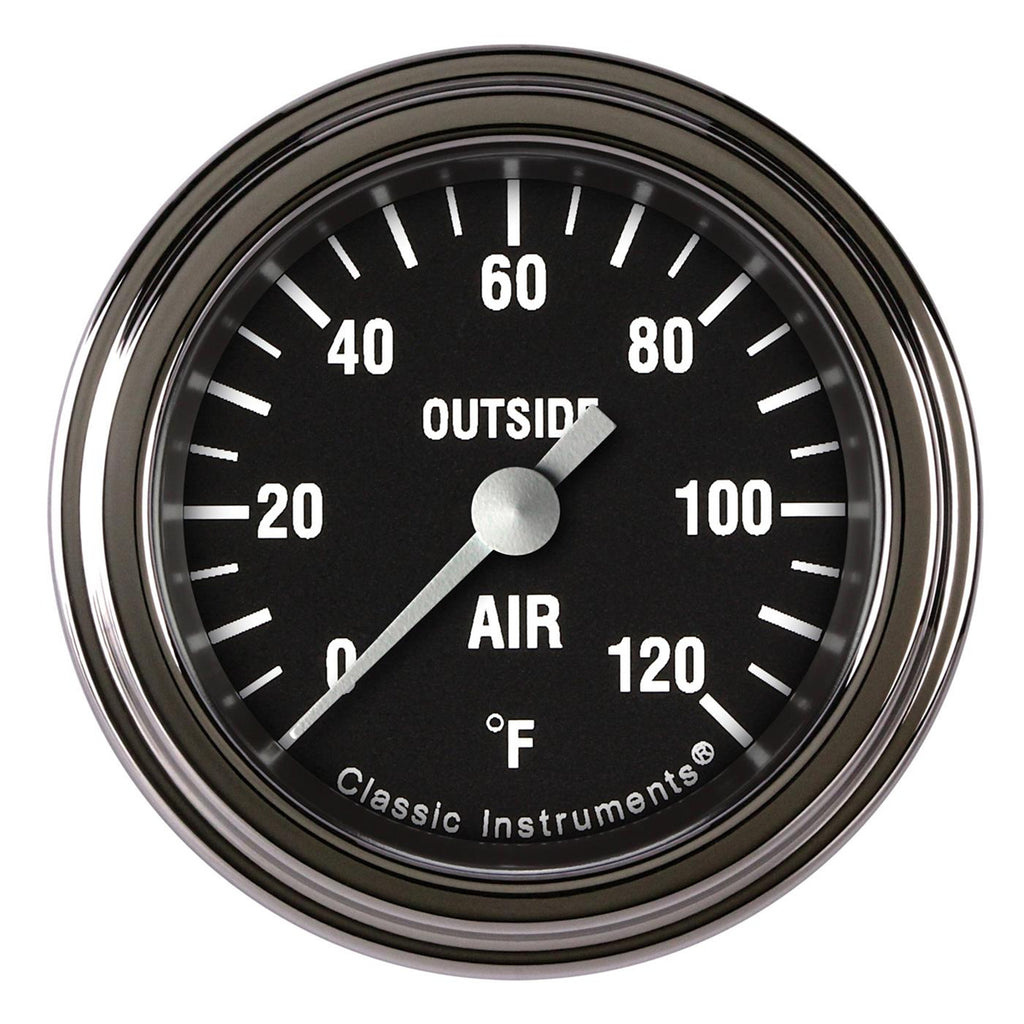 CLASSIC INSTRUMENTS HR199SLF Hot Rod Outside Air 2-1/8 Full Sweep