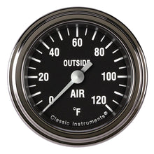 Load image into Gallery viewer, CLASSIC INSTRUMENTS HR199SLF Hot Rod Outside Air 2-1/8 Full Sweep