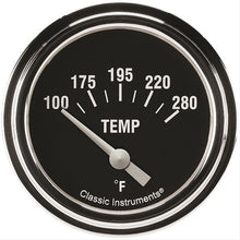 Load image into Gallery viewer, CLASSIC INSTRUMENTS HR226SLF-08 Hot Rod Temperature Gaug e 2-5/8 Short Sweep