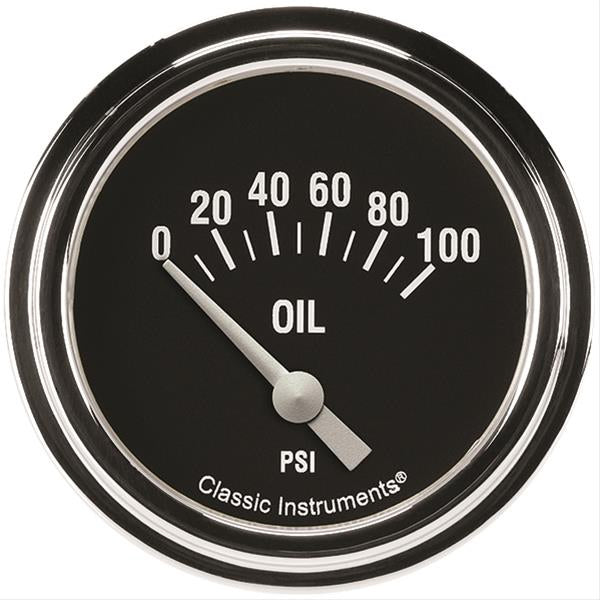 CLASSIC INSTRUMENTS HR281SLF Hot Rod Oil Pressure 2-5/8 Short Sweep