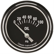 Load image into Gallery viewer, CLASSIC INSTRUMENTS HR281SLF Hot Rod Oil Pressure 2-5/8 Short Sweep