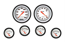 Load image into Gallery viewer, CLASSIC INSTRUMENTS VS251WBLF Velocity White 6 Gauge Set 2-5/8 Short Sweep