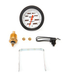 CLASSIC INSTRUMENTS VS326WBLF-08 Velocity White Temperatu re Gauge 2-5/8 Full Swee