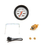 CLASSIC INSTRUMENTS VS326WBPF-08 Velocity White Temperatu re Gauge 2-5/8 Full Swee