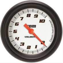 Load image into Gallery viewer, CLASSIC INSTRUMENTS VS383WBPF Velocity White Tachomete r 2-5/8 Full Sweep