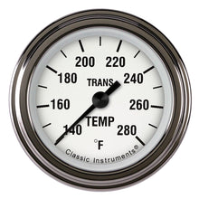 Load image into Gallery viewer, CLASSIC INSTRUMENTS WH127SLF White Hot Transmission T emp 2-1/8 Full Sweep