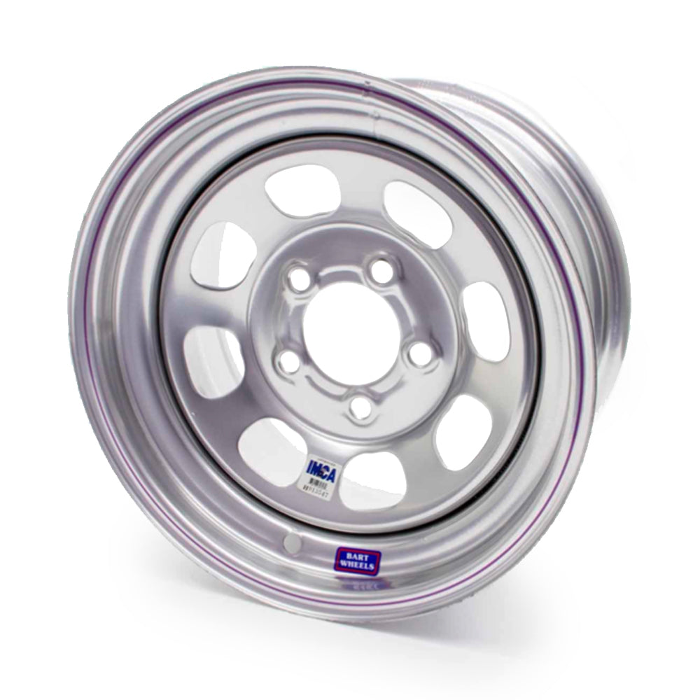 BART WHEELS 533-58122 15x8 5-4x1/2 2in bs Silver Painted