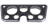 CLAYTON MACHINE WORKS 6772-B Gauge Bezel 67-72 GM P/U Brushed With Gray