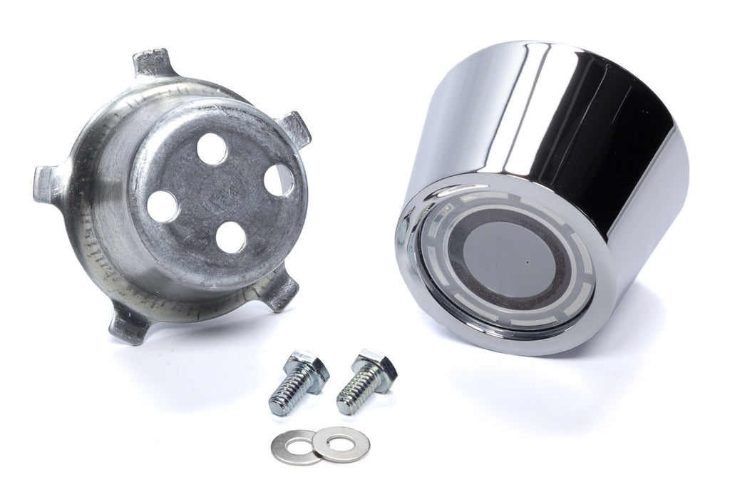 COKER TIRE MRMCCR Magnum 500 Bullseye Hub Cap Chrome