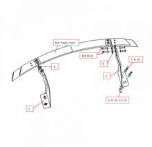 Load image into Gallery viewer, Black Horse Off Road CRDL-HYY202B Rear Bumper Guard for Select Hyundai Santa Fe