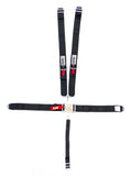 CROW SAFETY GEAR 11064 5-Pt Harness Big Latch Blk Bolt In Pull Down
