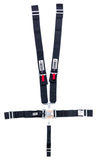 CROW SAFETY GEAR 11074 5-Pt Harness Big Latch Blk Wrap Around Pull Dow