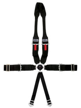 Load image into Gallery viewer, CROW Safety Gear 11114DBA 6-Point Kam Lock Harness with Pull Up Adjustment, U-Type Wrap Around Design, and HANS Compatibility