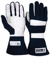 Load image into Gallery viewer, CROW SAFETY GEAR 11684 Junior Driving Gloves Black Large SFI-3.3/5