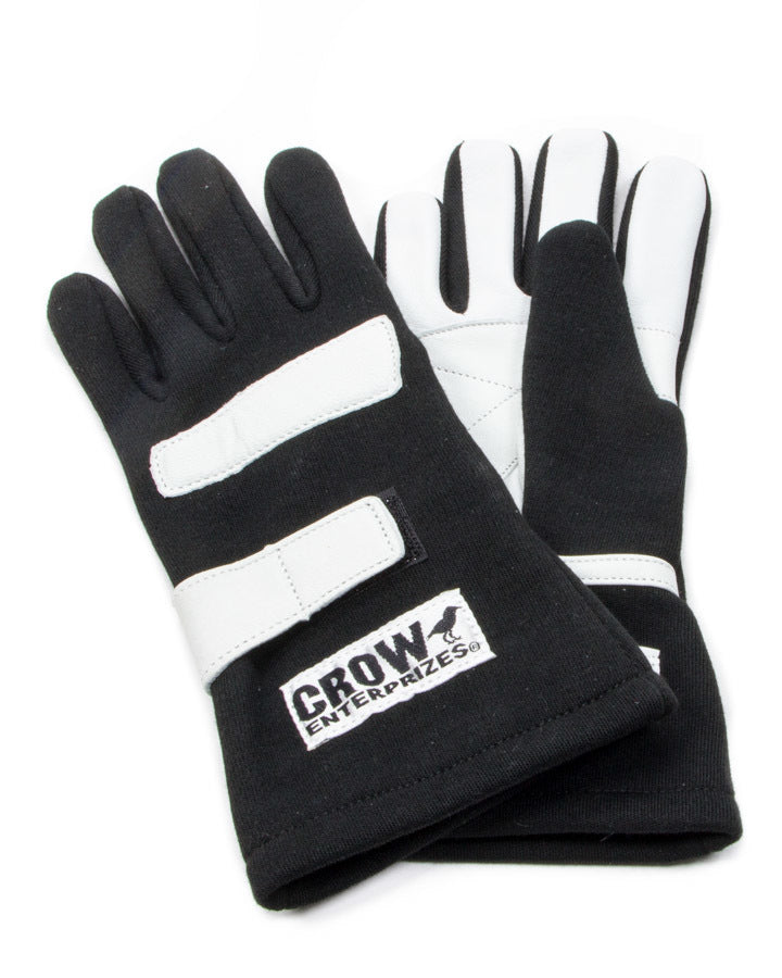CROW SAFETY GEAR 11714 Gloves Medium Black Nomex 2-Layer Standard