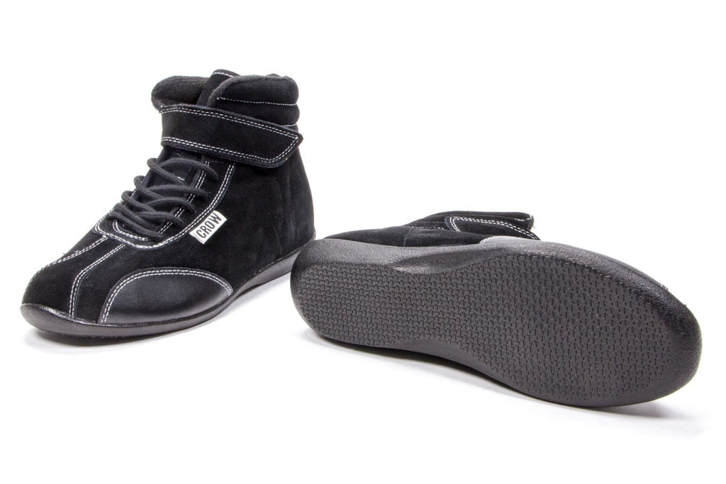 CROW SAFETY GEAR 22110BK Shoe Mid Top Black Size 11
