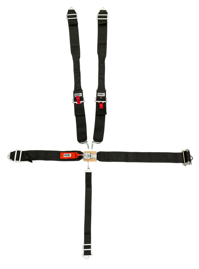 CROW SAFETY GEAR 40074L Ratchet Belts 3in Latch And Link Bolt In Black