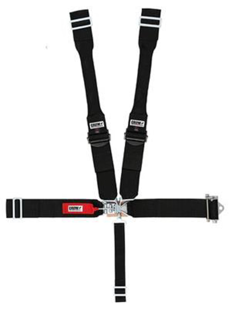 CROW SAFETY GEAR 40084PRB Seat Belts 5 Point With Ratchet Left Side 5-Way
