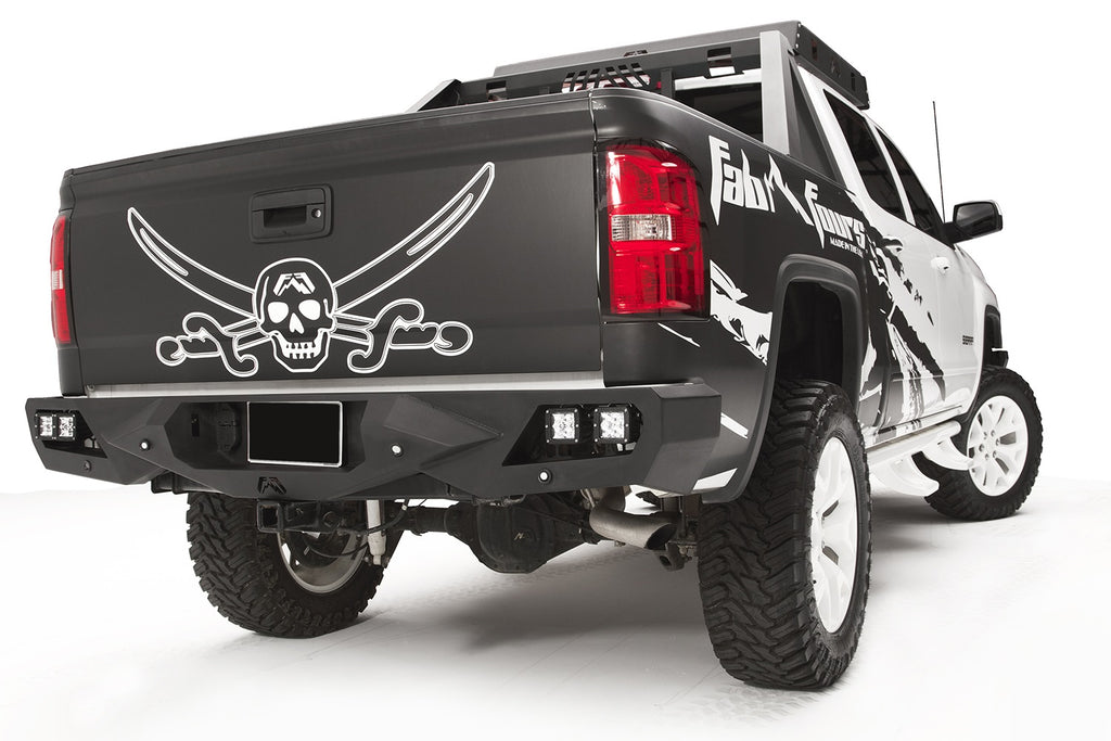 Fab Fours CS14-E3151-1 Vengeance Rear Bumper for Select Chevrolet Silverado 1500, GMC Sierra