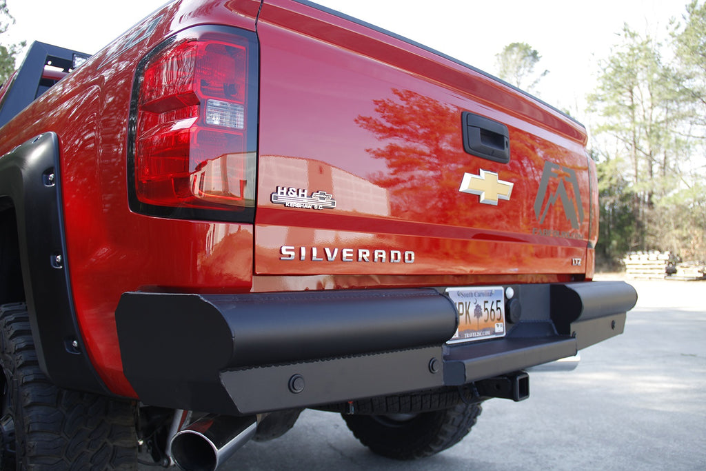 Fab Fours CS14-U3150-1 Elite Rear Bumper for Select Chevrolet Silverado 1500, GMC Sierra