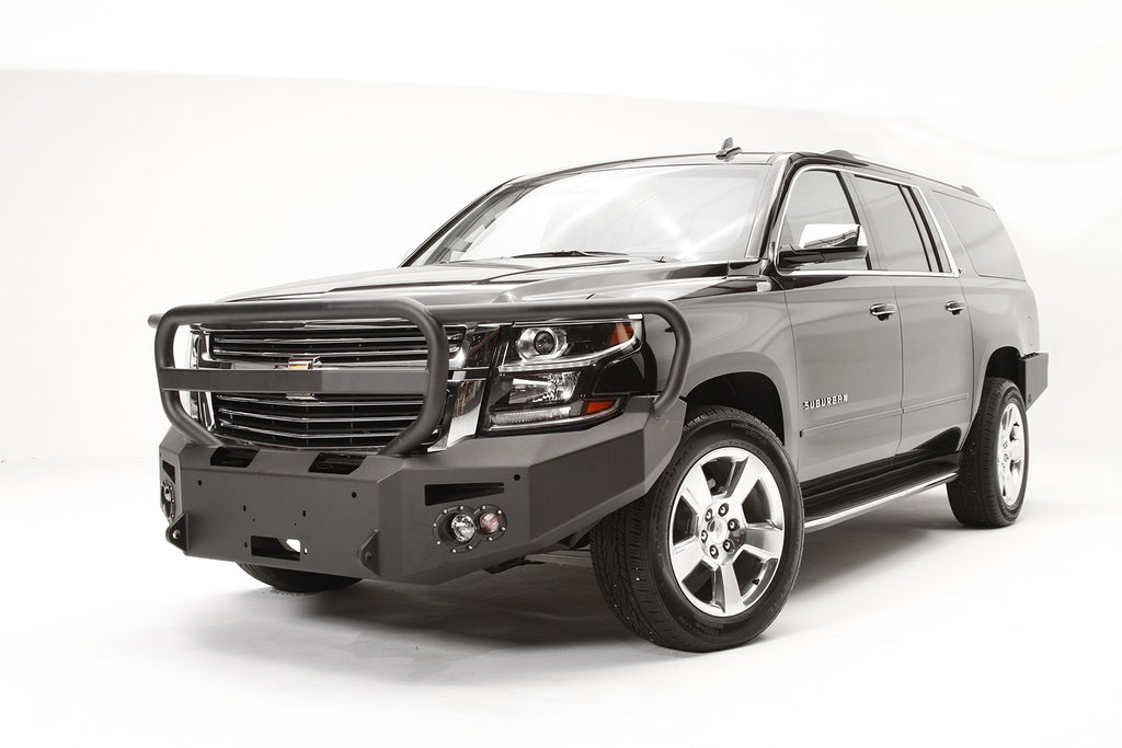 Fab Fours CS15-F3550-1 Premium Winch Front Bumper for Select Chevrolet Suburban