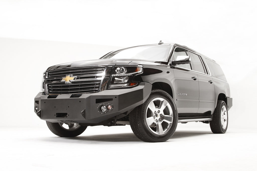 Fab Fours CS15-F3551-B Premium Winch Front Bumper for Select Chevrolet Suburban