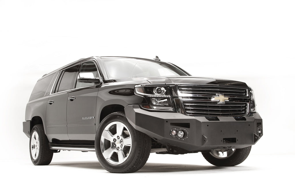 Fab Fours CS15-F3551-B Premium Winch Front Bumper for Select Chevrolet Suburban