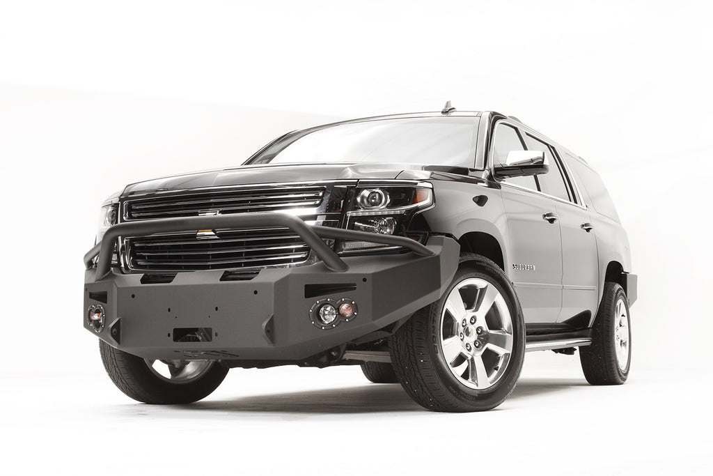 Fab Fours CS15-F3552-1 Premium Winch Front Bumper for Select Chevrolet Suburban