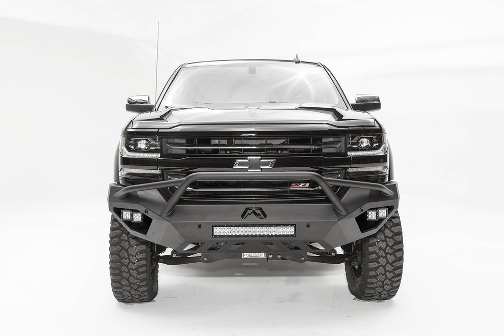 Fab Fours CS16-D3852-B Vengeance Front Bumper for Select Chevrolet Silverado
