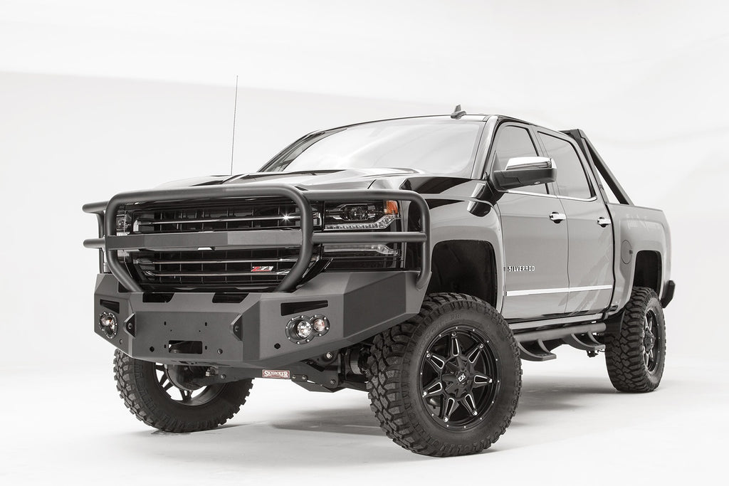Fab Fours CS16-F3850-1 Premium Winch Front Bumper for Select Chevrolet Silverado
