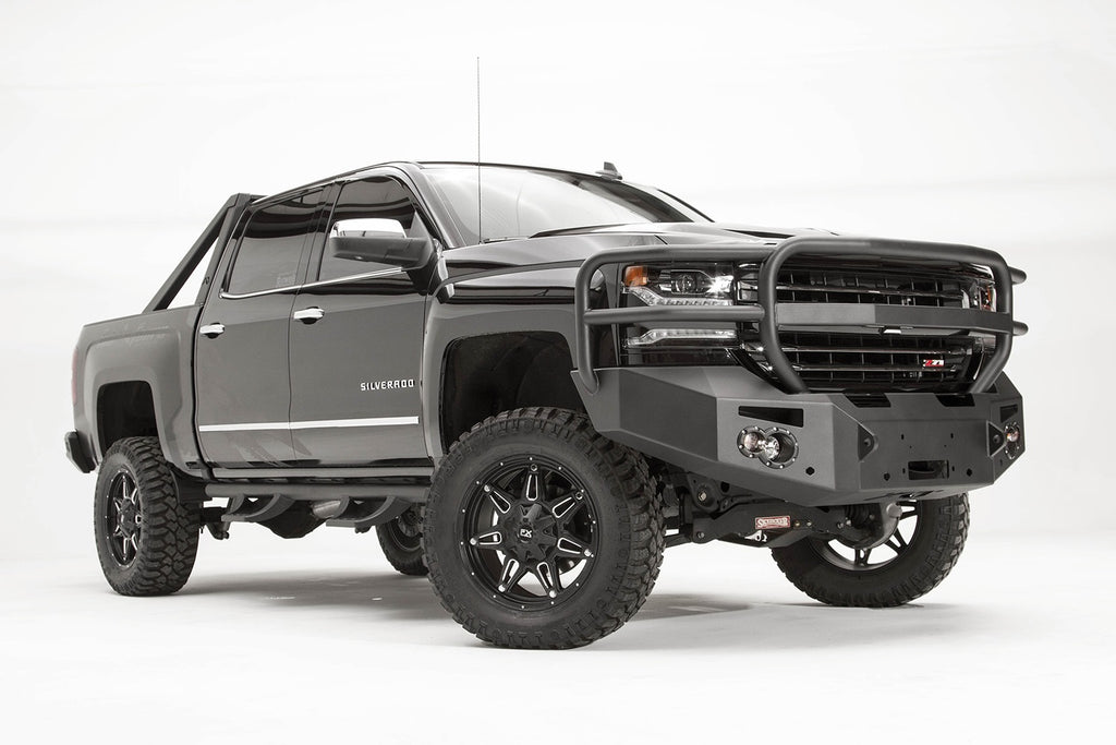 Fab Fours CS16-F3850-1 Premium Winch Front Bumper for Select Chevrolet Silverado
