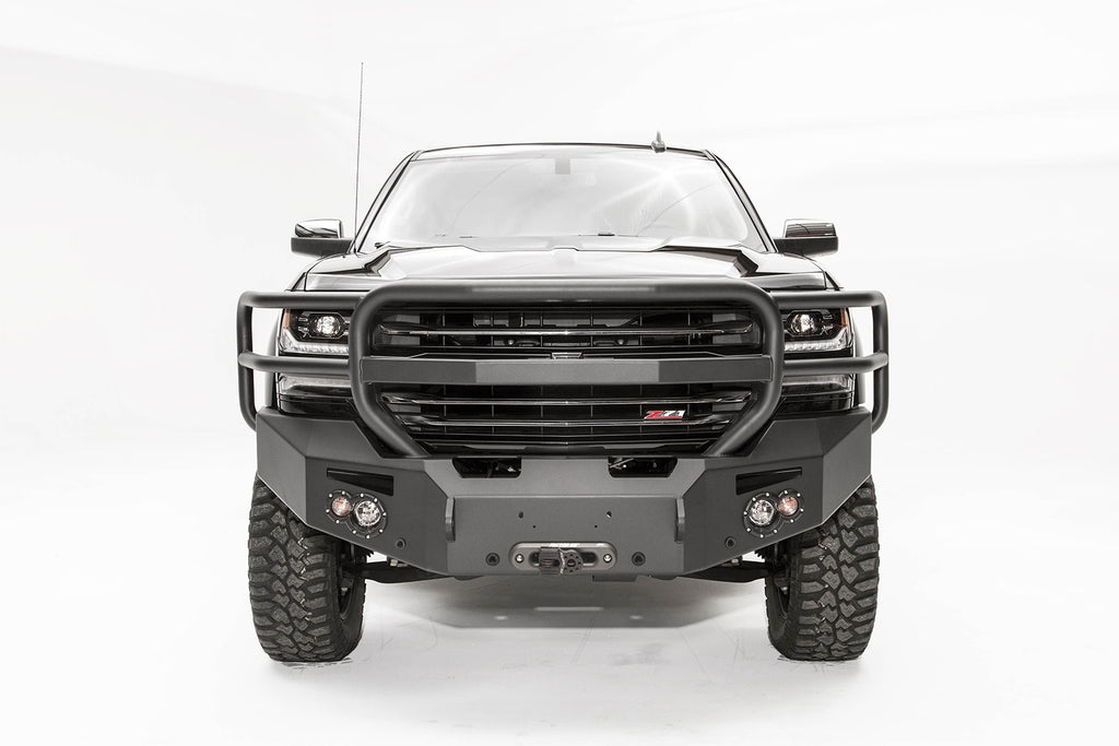 Fab Fours CS16-F3850-1 Premium Winch Front Bumper for Select Chevrolet Silverado