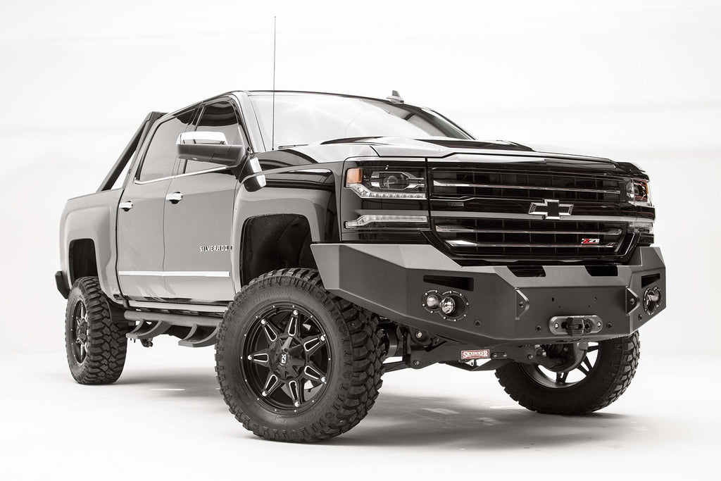 Fab Fours CS16-F3851-1 Premium Winch Front Bumper for Select Chevrolet Silverado