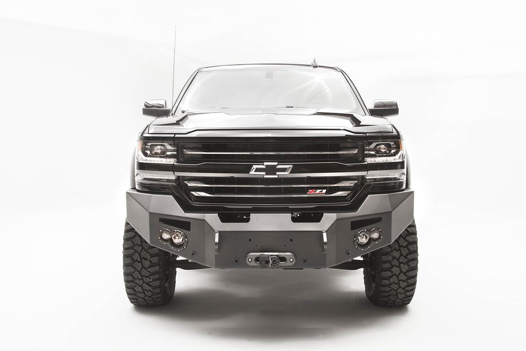 Fab Fours CS16-F3851-1 Premium Winch Front Bumper for Select Chevrolet Silverado