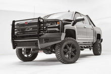Load image into Gallery viewer, Fab Fours CS16-K3860-1 Black Steel Front Bumper for Select Chevrolet Silverado