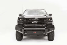 Load image into Gallery viewer, Fab Fours CS16-K3861-1 Black Steel Front Bumper for Select Chevrolet Silverado