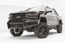 Load image into Gallery viewer, Fab Fours CS16-K3861-1 Black Steel Front Bumper for Select Chevrolet Silverado