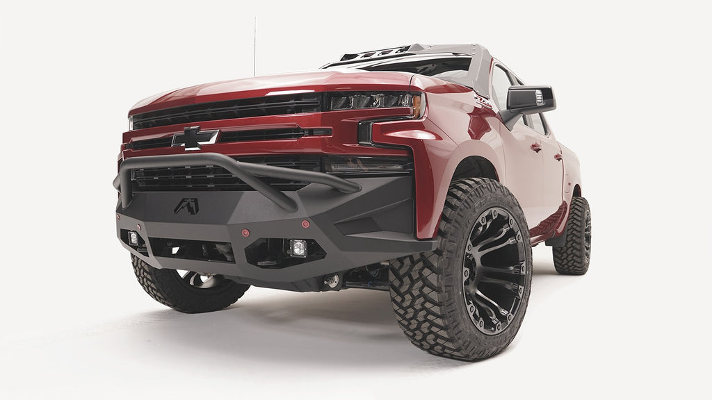 Fab Fours CS19-D4052-1 Vengeance Front Bumper for Select Chevrolet Silverado 1500, Chevrolet Silverado LTD