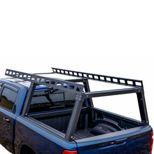 Load image into Gallery viewer, Black Horse Off Road CSFRHD55B Base K2 Over Cab Rack for Select Chevrolet Avalanche, Chevrolet Avalanche 1500, Chevrolet Avalanche 2500, Chevrolet Silverado 1500, Dodge Ram 1500, Ford F-150, Ford F-150 Lightning, GMC Sierra 1500, Nissan TITAN, Ram 1500,