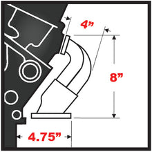 Load image into Gallery viewer, Camaro,-ChevelleEl-Camino-Headers;-283-400;-1-12In-Super-Short-Tube;-Uncoated
