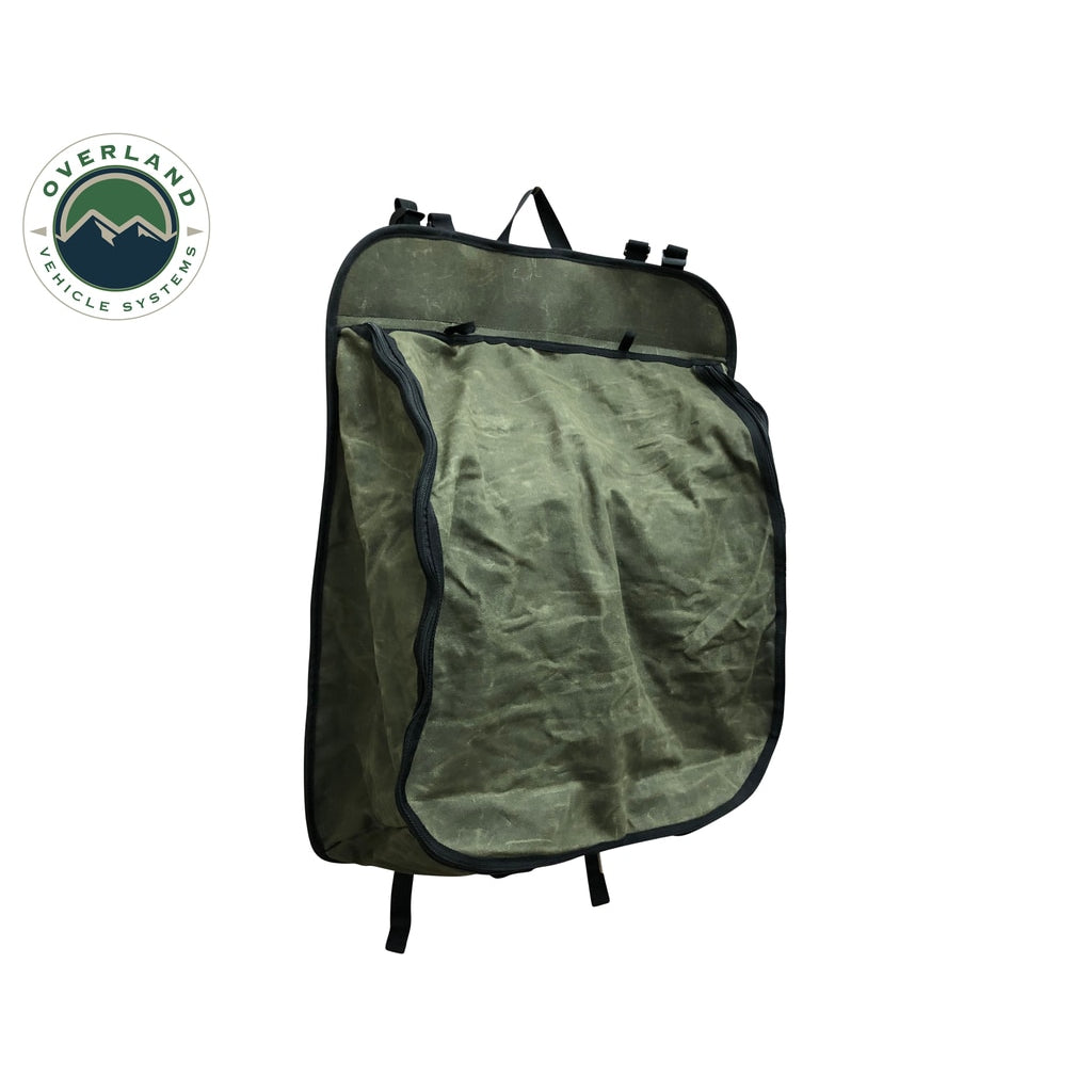 Camping-Storage-Bag-9-Storage-Bins-16-Lb-Waxed-Canvas-Overland-Vehicle-Systems
